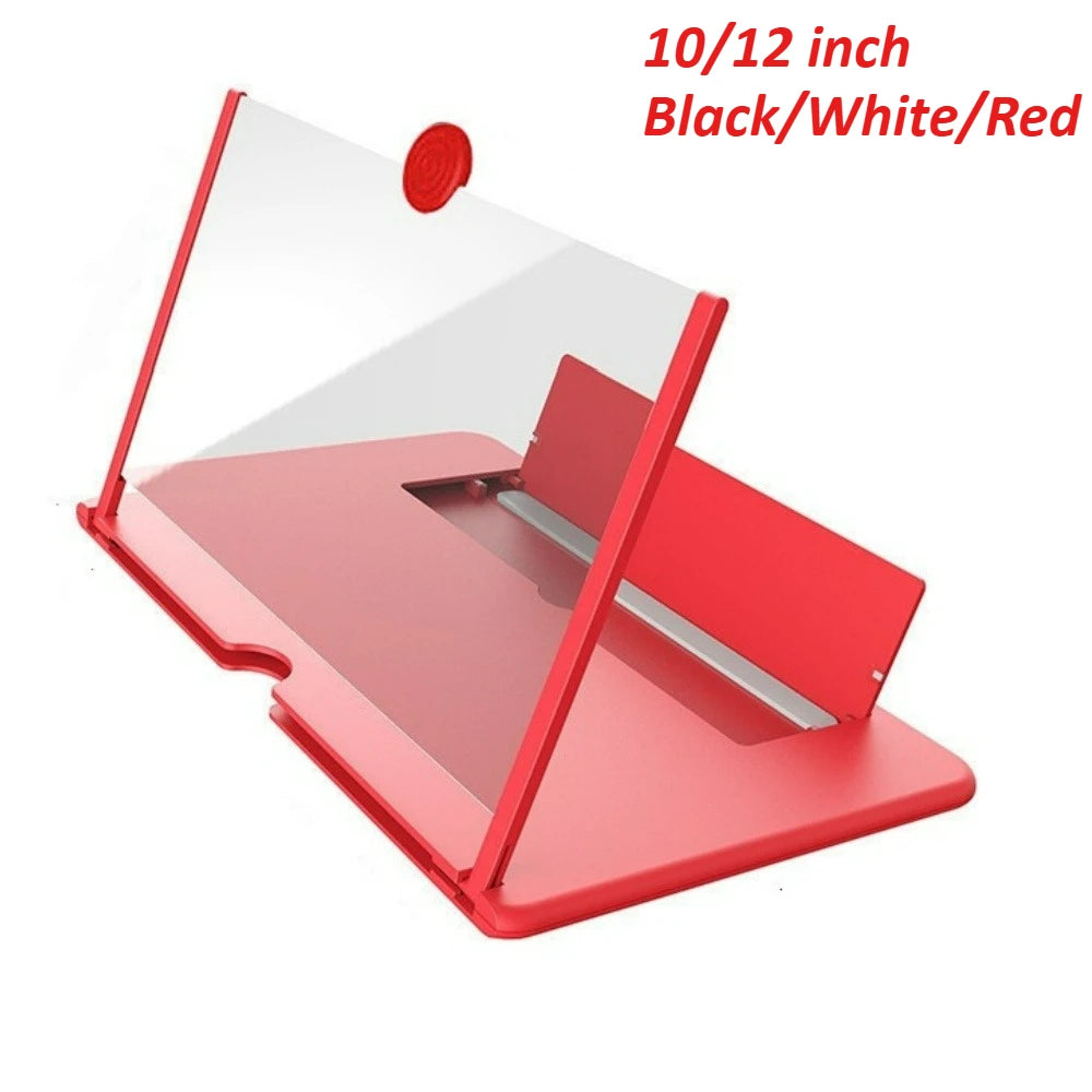 Phone Screen Magnifier – 10 Inch HD Fold-Out Amplifier Stand