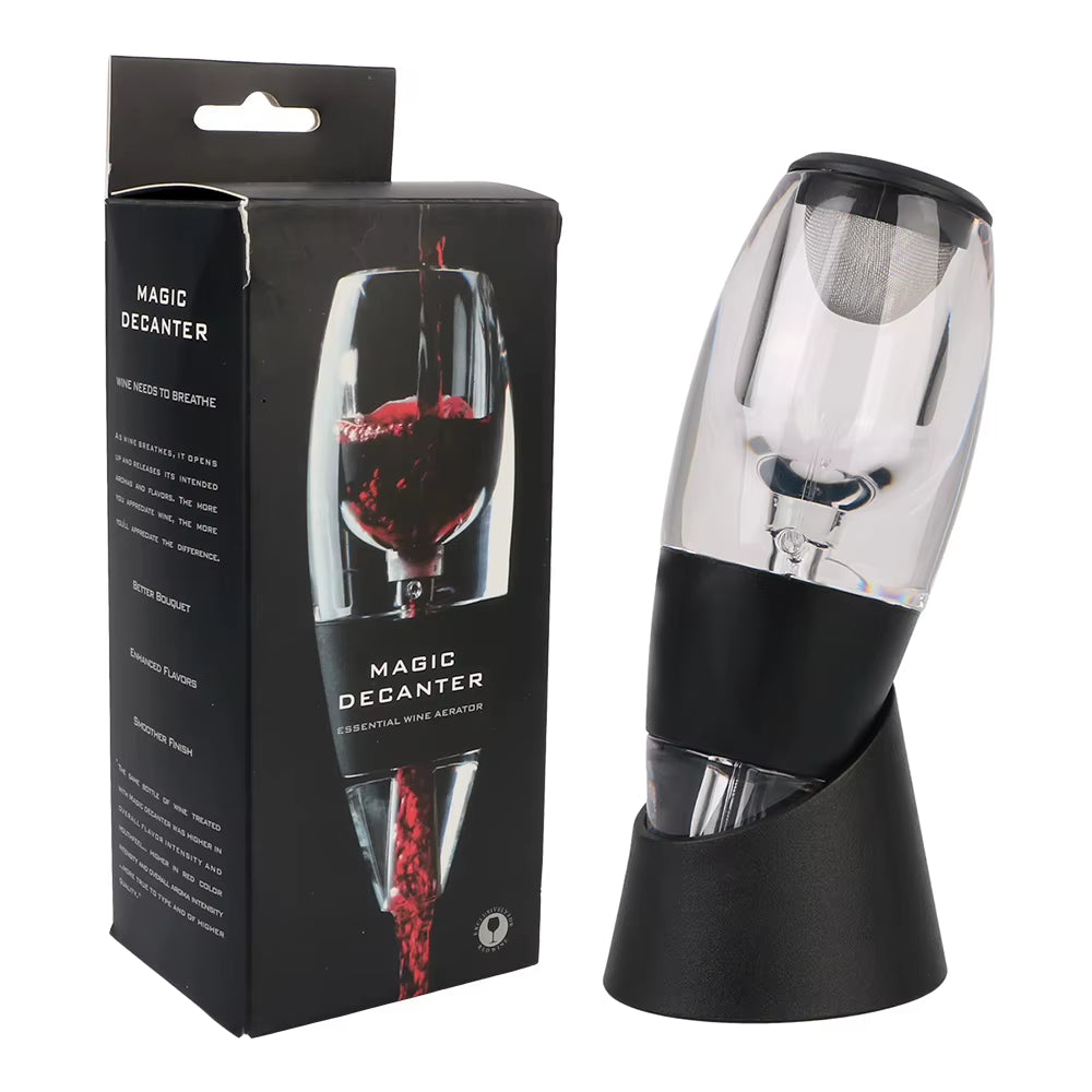 Wine Aerator Pourer with Filter and Display Base