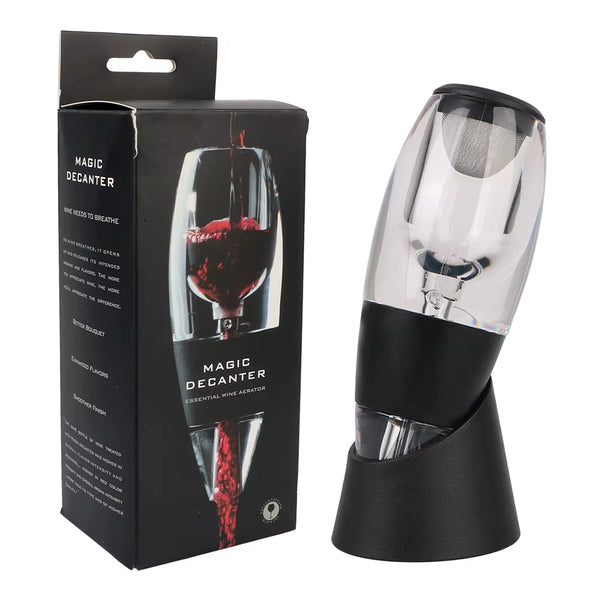 Wine Aerator Pourer with Filter and Display Base