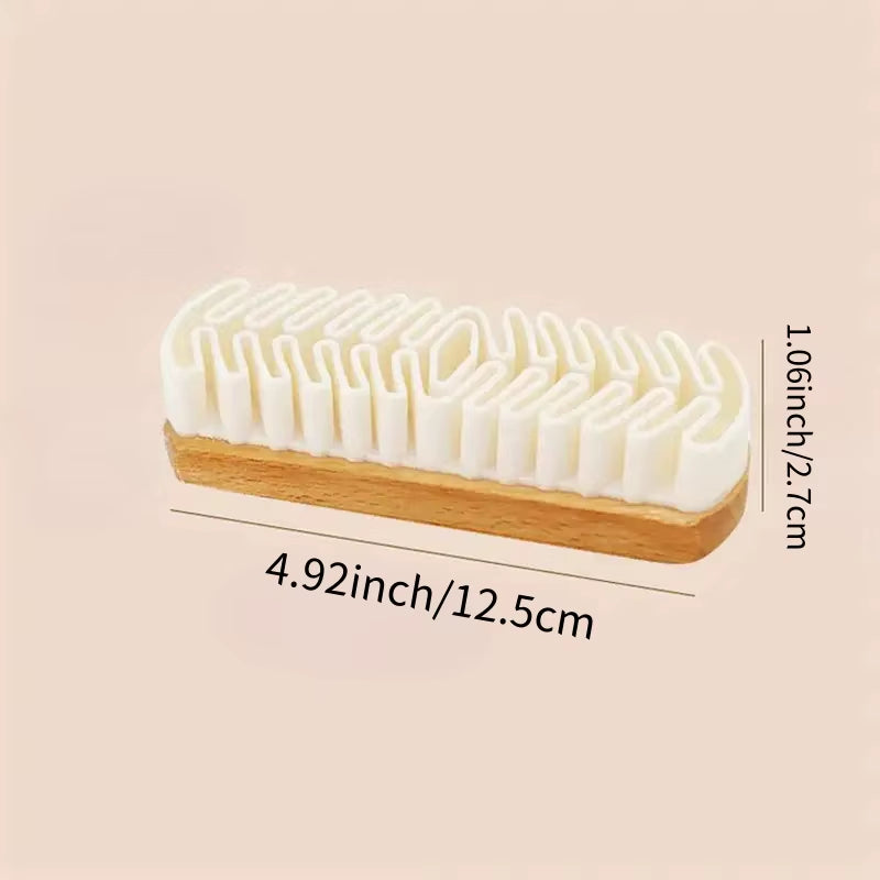 Suede & Nubuck Shoe Brush - Rubber Cleaning Brush for Boots and Suede