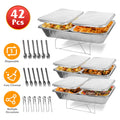 Disposable Chafing Dish Buffet Set, 42 Piece Party Serving Kit – image 1