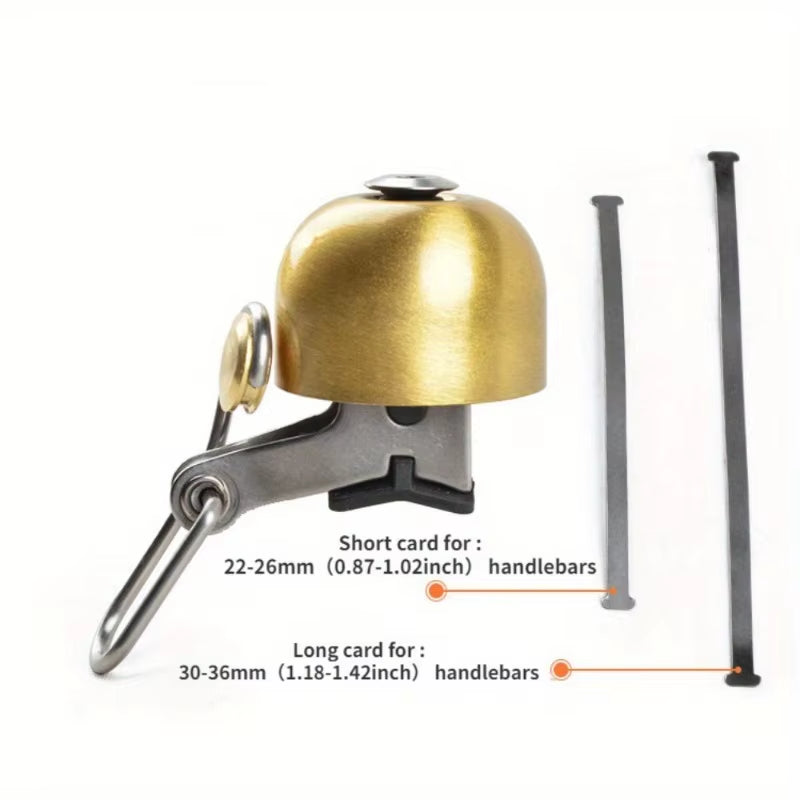 Bicycle Bell - Classic Copper Handlebar Ring Bell, Loud Sound – image 5