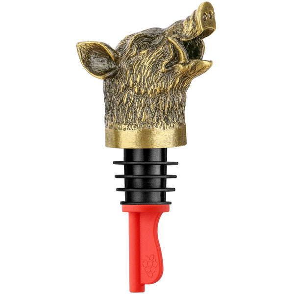 Boar Head Wine Pourer – Bottle Spout & Stopper