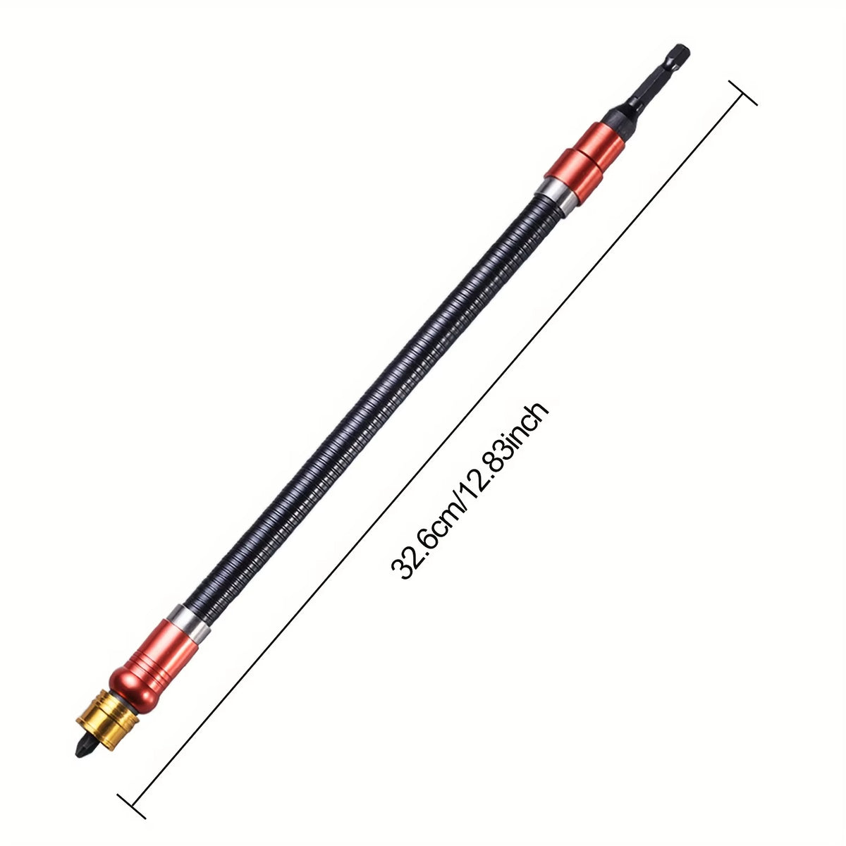 Flexible Drill Bit Extension Shaft 1/4in Hex for Tight Spaces – image 7