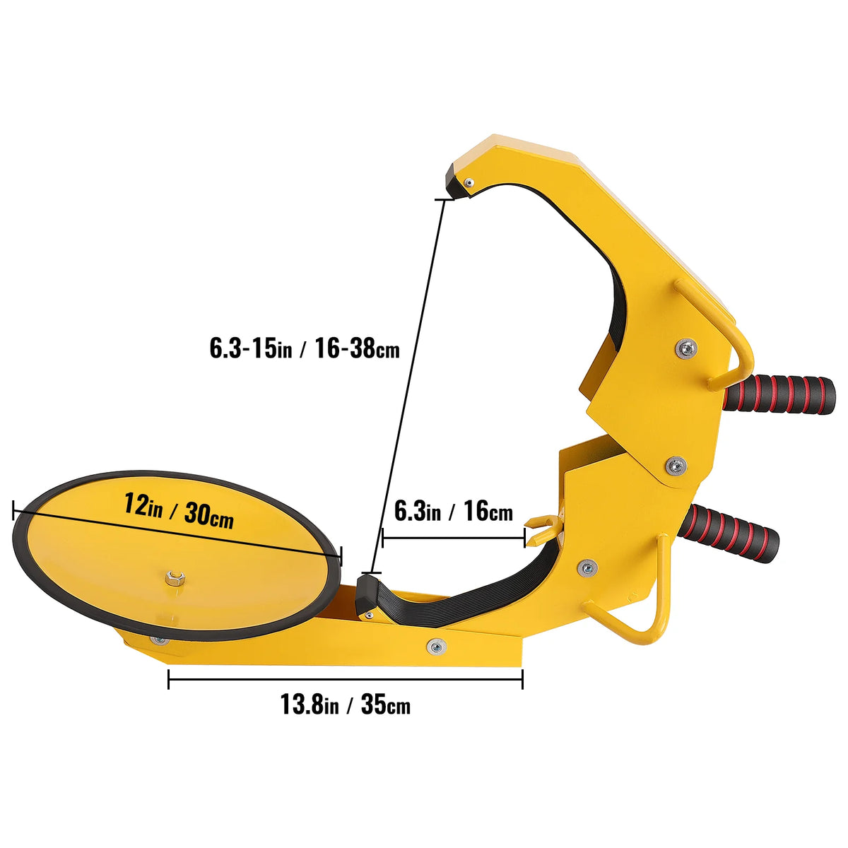 Trailer Wheel Lock Clamp, Heavy-Duty Steel Tire Boot for RVs – image 8