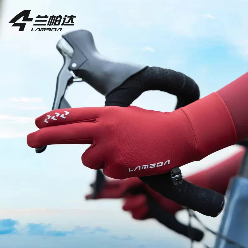 Winter Cycling Gloves, Thermal Windproof Touchscreen Bike Gloves – image 3