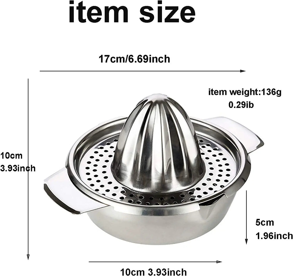 Lemon Squeezer – Stainless Steel Manual Citrus Press – image 2