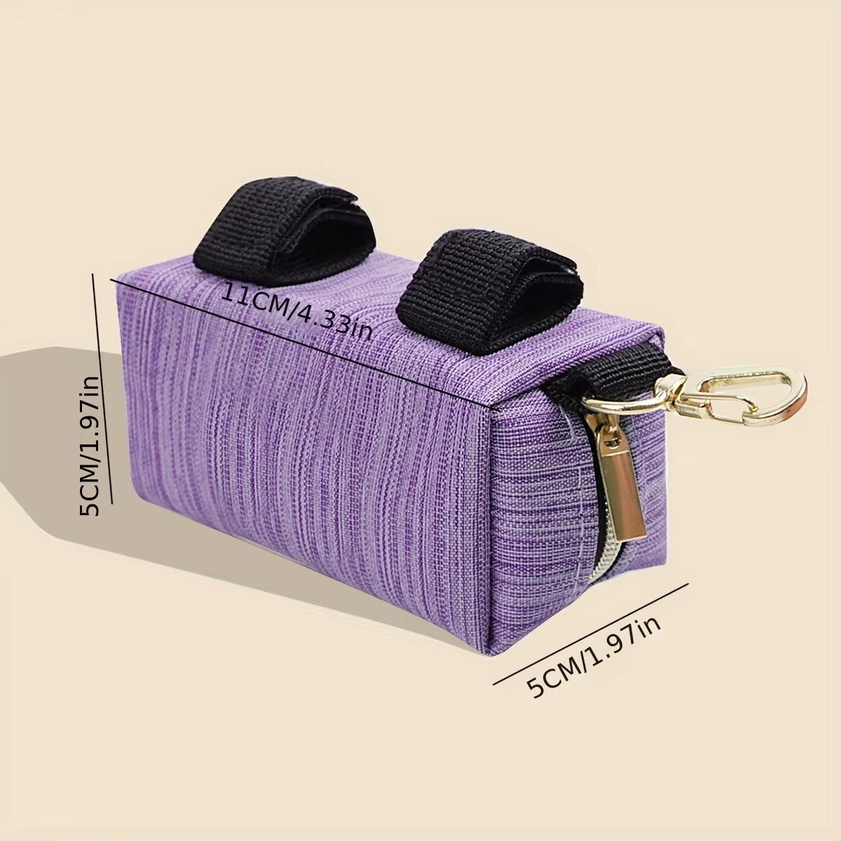 Dog Poop Bag Dispenser, Leash Attachable Waste Bag Holder