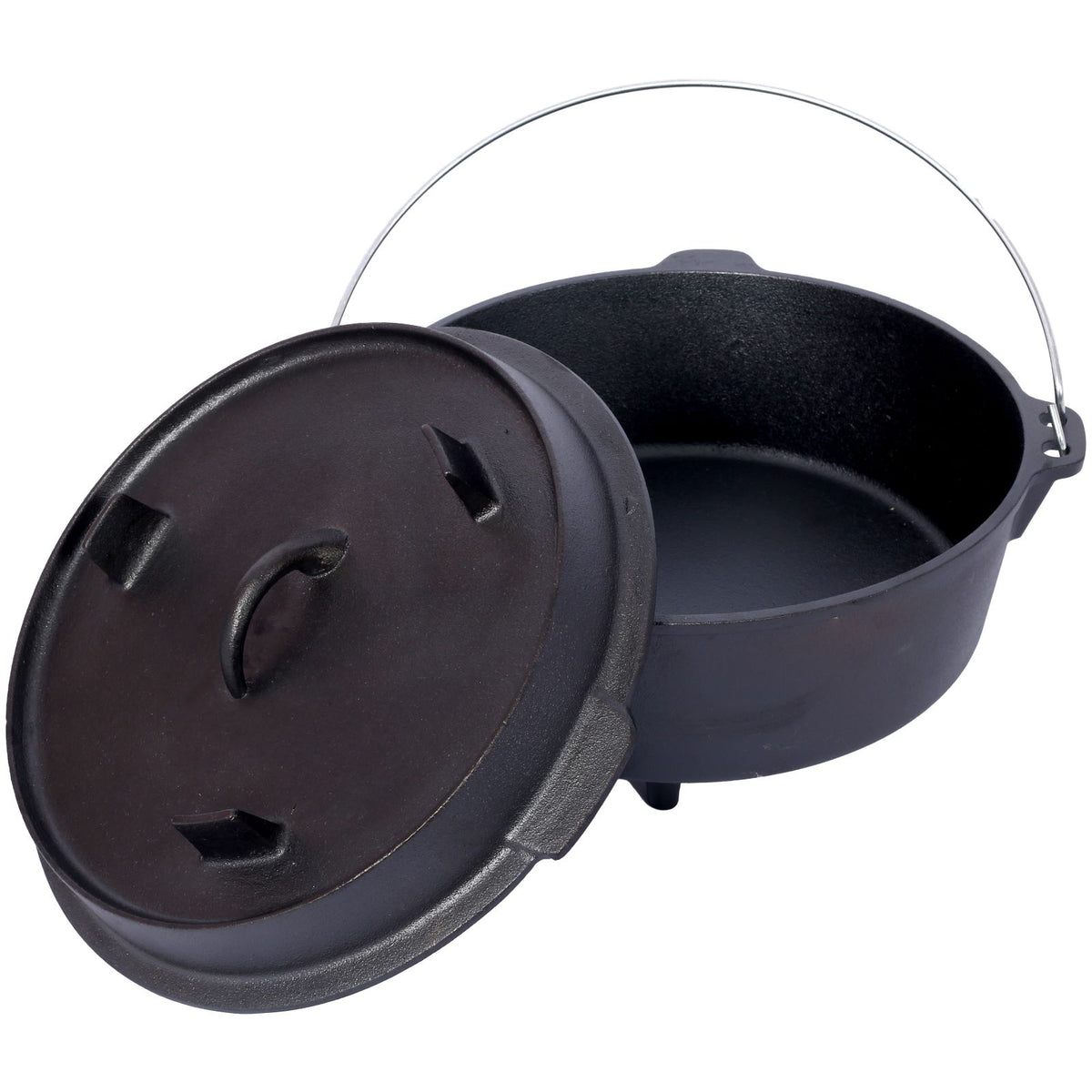 Campfire Cooking Pot Deep Camping Pot with Leg Stand – image 4