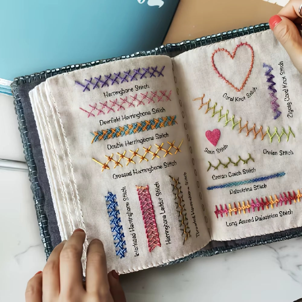 Embroidery Kit with Stitch Book - Beginner Hand Embroidery Set – image 2
