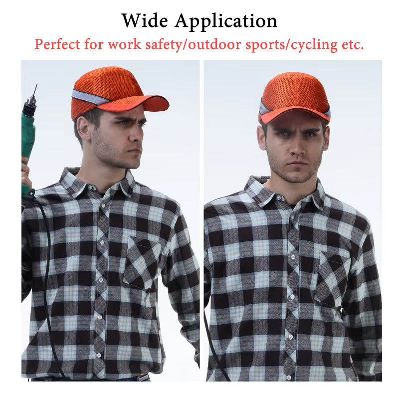 Workwear Bump Cap, Baseball Style Safety Hat with ABS Shell – image 4