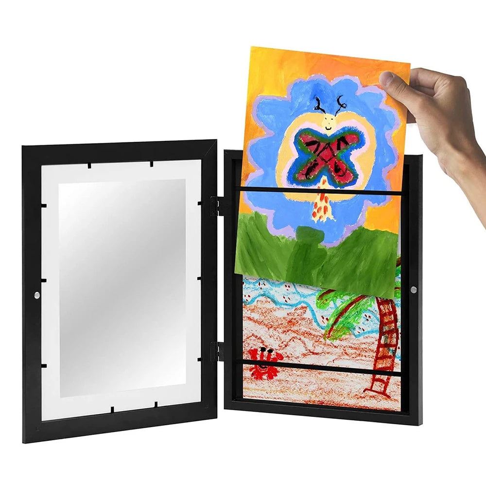 Art Frame A4 Magnetic Front-Opening, Stores 100 Sheets – image 3