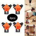 Right Angle Clamp Set of 4, 90-Degree Spring Corner Clamps