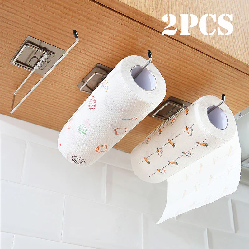 Hanging Toilet Paper Holder, Over-Tank Roll Storage Rack