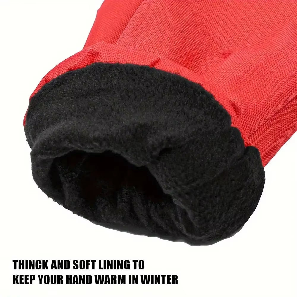 Ice Scraper with Glove – Windshield Snow Scraper and Thermal Mitt – image 2