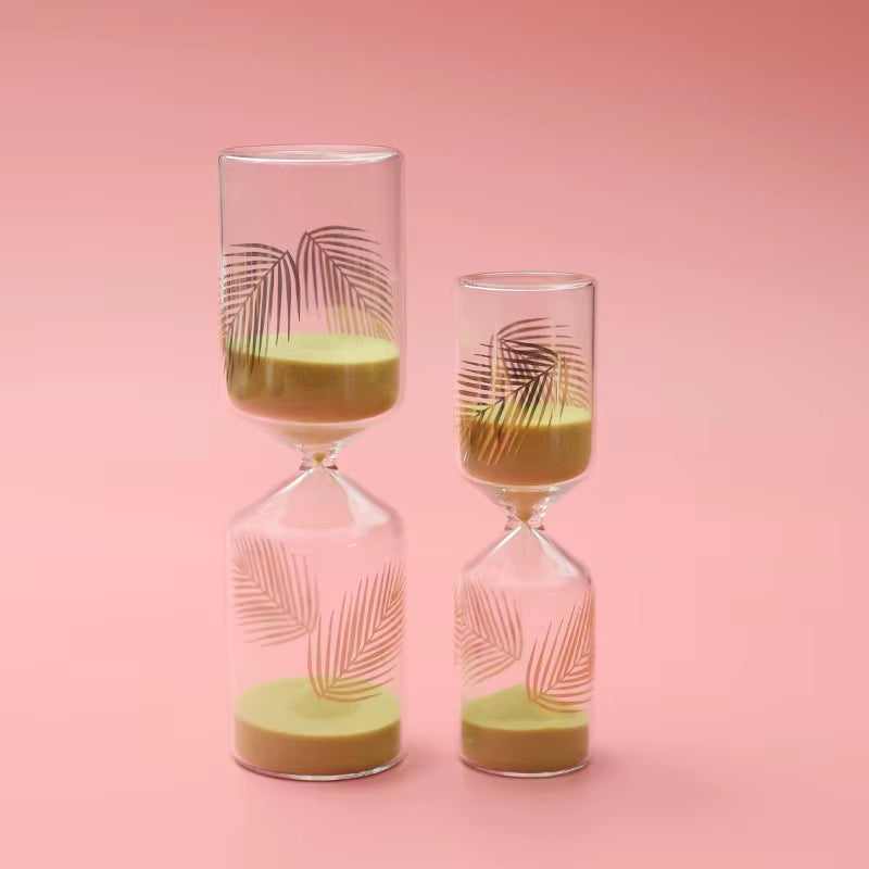 Hourglass Sand Timer, Minimalist Glass Desk Decor 15 or 30 Min – image 4
