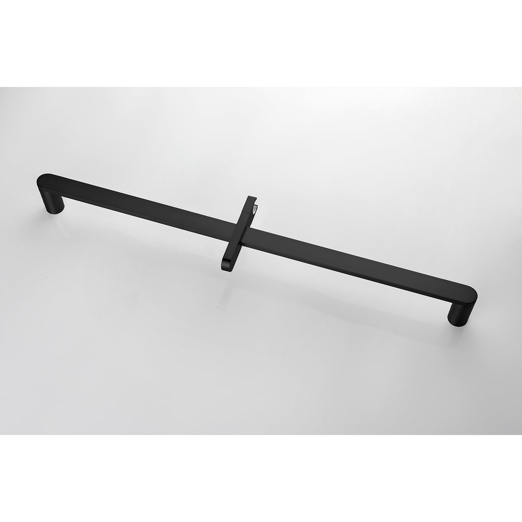 Handheld Shower Head with 28 in Slide Bar and 59 in Hose, Matte Black