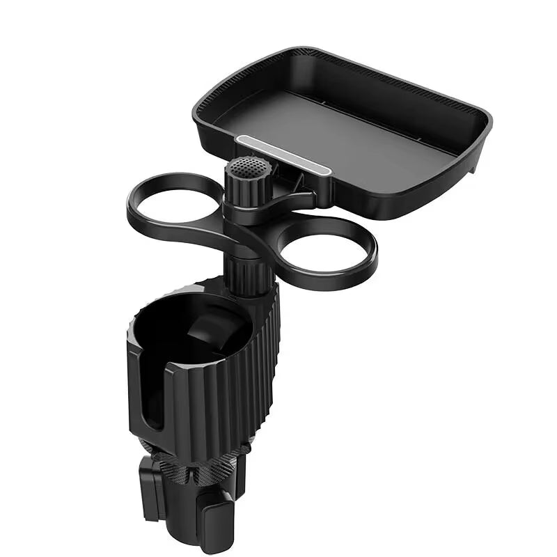 Car Cup Holder Expander Tray, Detachable Food Tray Table