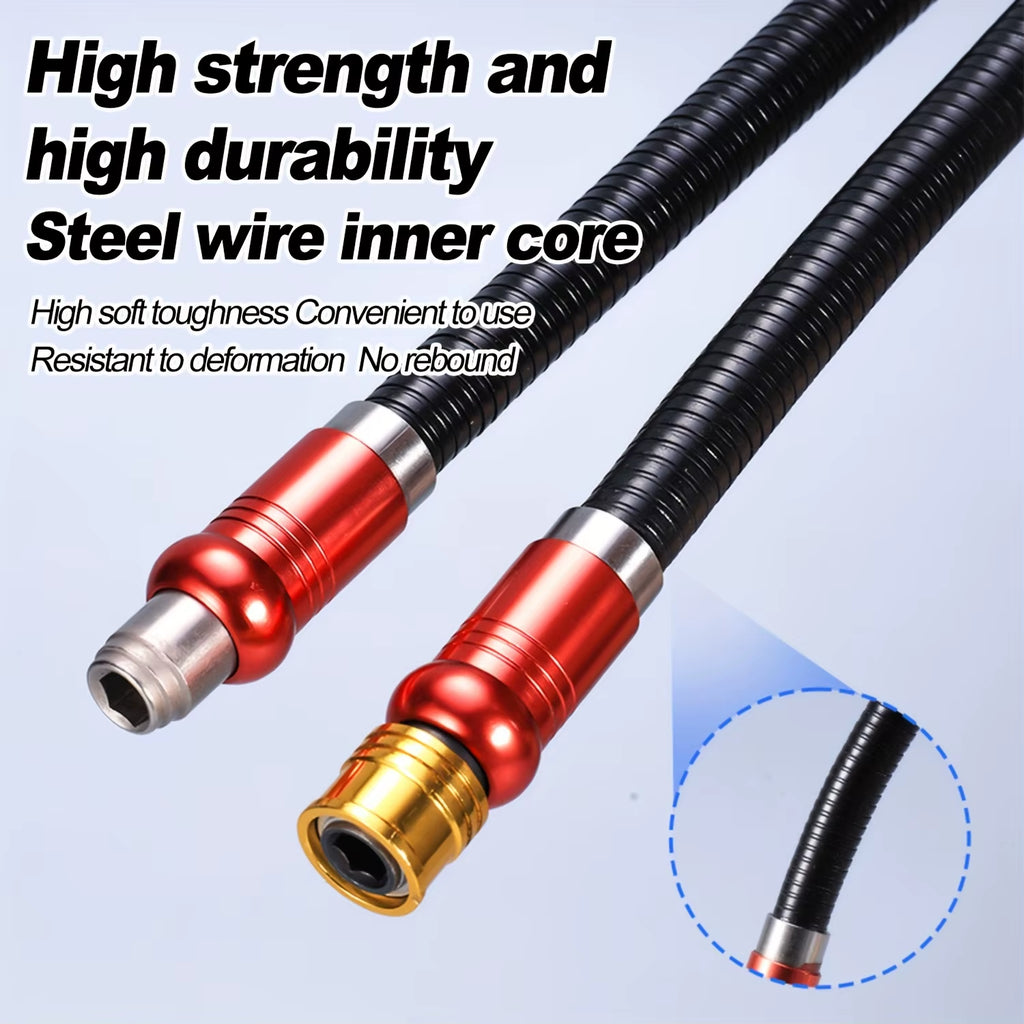 Flexible Drill Bit Extension Shaft 1/4in Hex for Tight Spaces – image 5