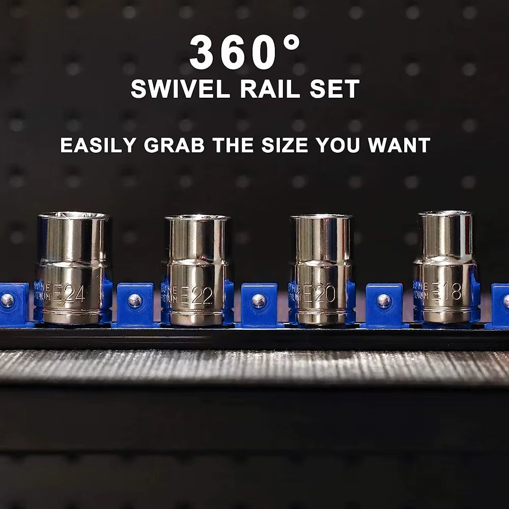 Socket Holder Rail – Adjustable ABS Organizer – image 5