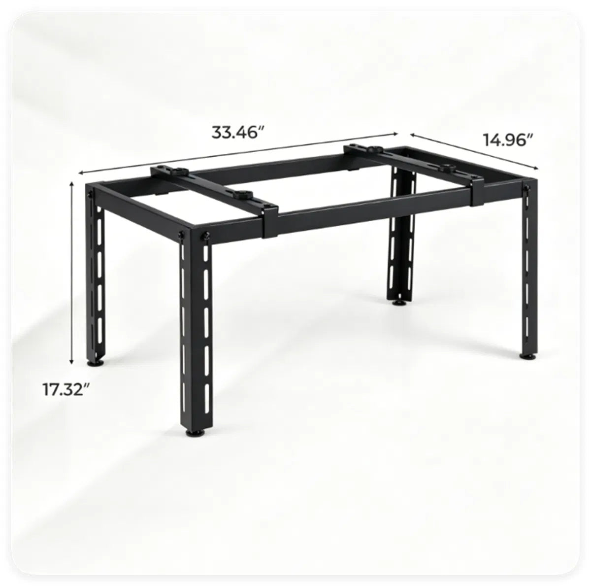 Adjustable Mini Split Ground Stand, 400 lb Heavy-Duty AC Bracket – image 8