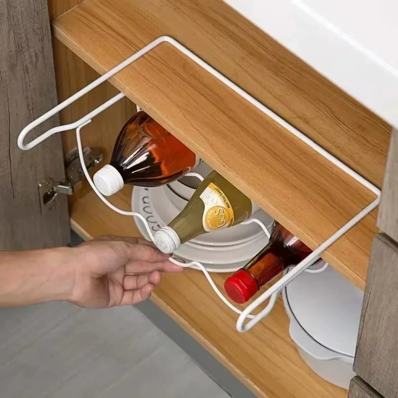 Fridge Bottle Rack – Rolling Can and Bottle Holder Shelf – image 4