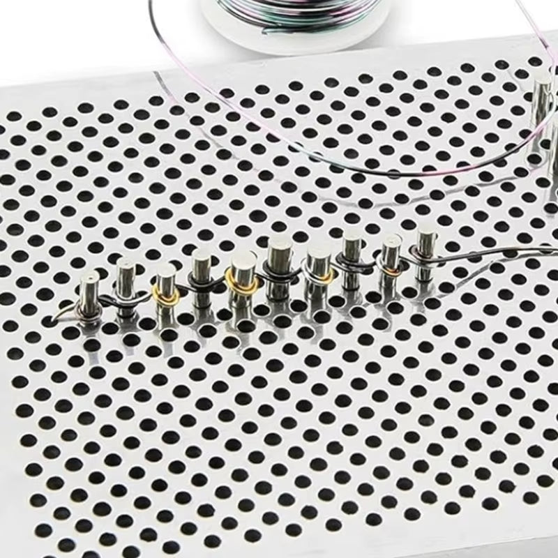 Aluminum Wire Jig Jewelry Making Board with 35 Pegs – image 1