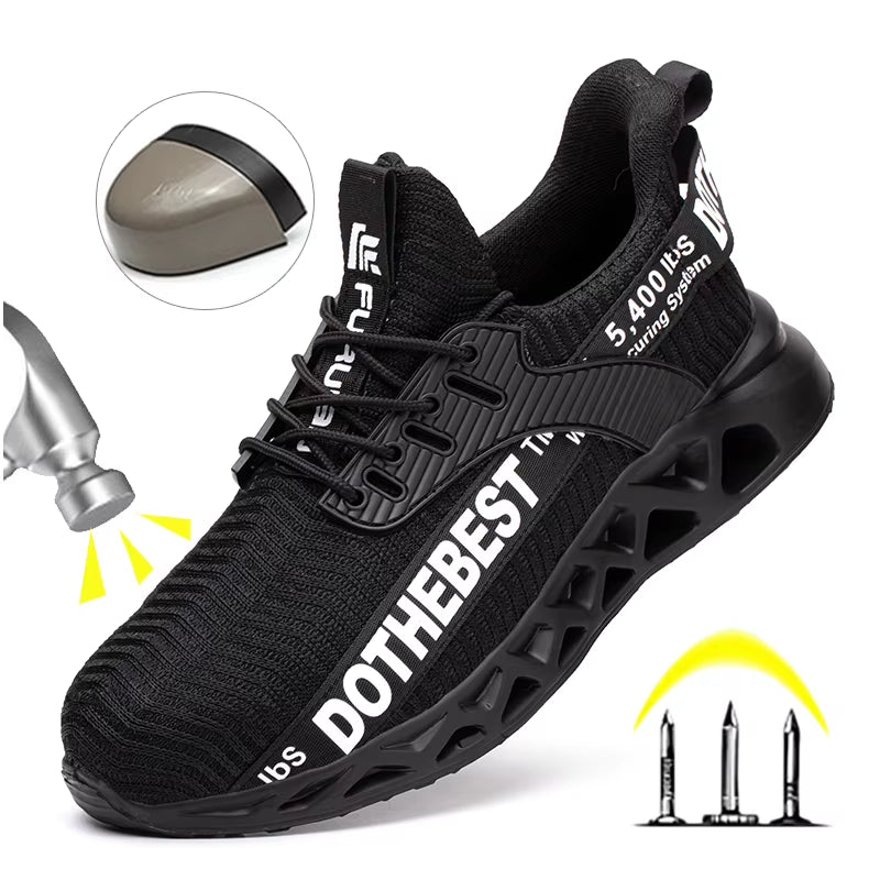 Oilfield Steel Toe Work Shoes, Lightweight Puncture-Resistant Sneakers – image 2