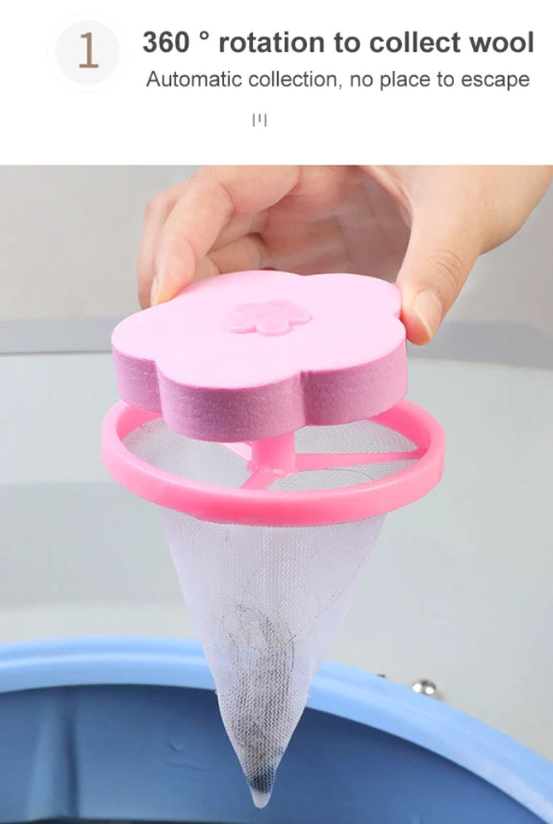 Washing Machine Lint Catcher – 2 Pack Floating Pet Hair Filter – image 16