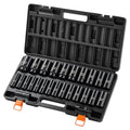 Impact Socket Set 1/2 in Drive, 26-Piece Metric 10-36mm with Case