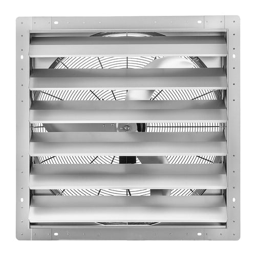 30 Inch Wall Mount Shutter Exhaust Fan 8099 CFM Steel Housing – image 1