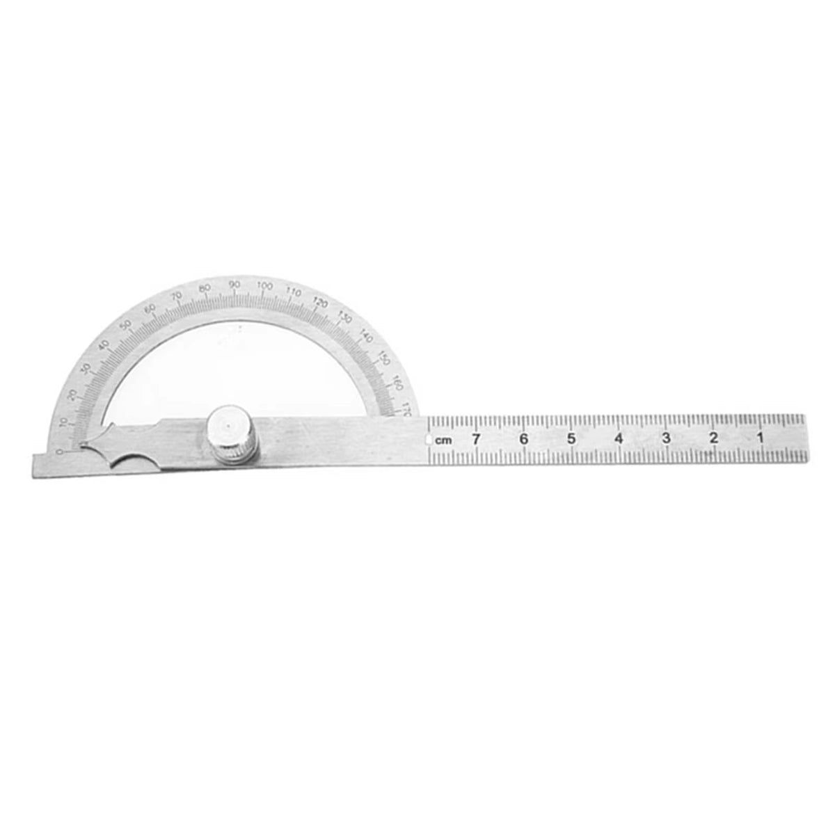 Protractor Angle Finder - Stainless Steel 0-180 Degree Locking Ruler – image 9