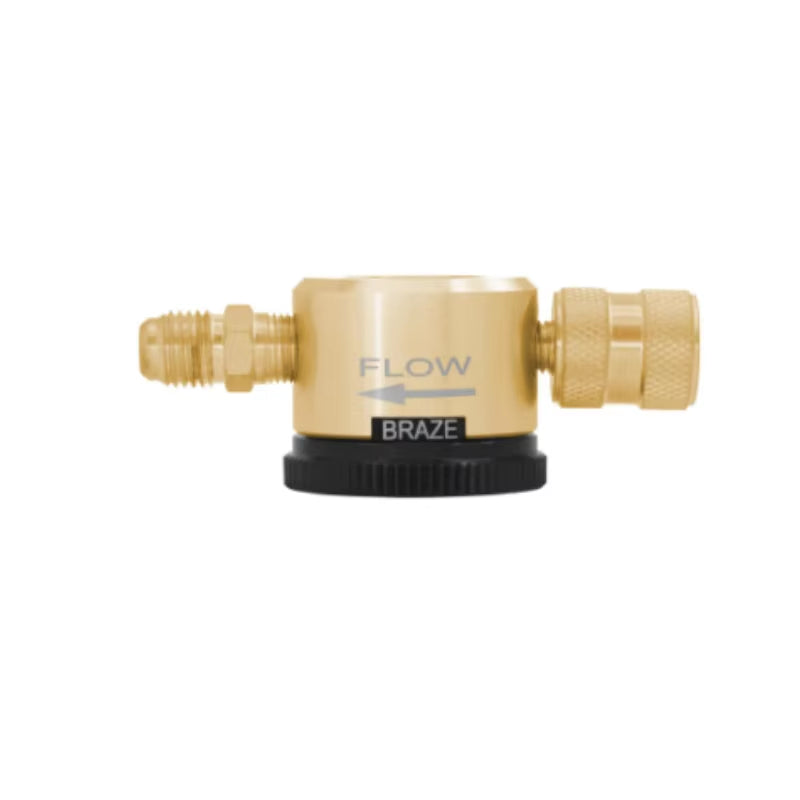 Nitrogen Purge Regulator for HVAC Brazing, 1/4 in Hose Fit