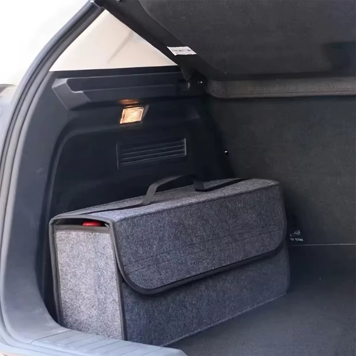 Felt Car Trunk Storage Box – Collapsible Organizer Bin – image 2