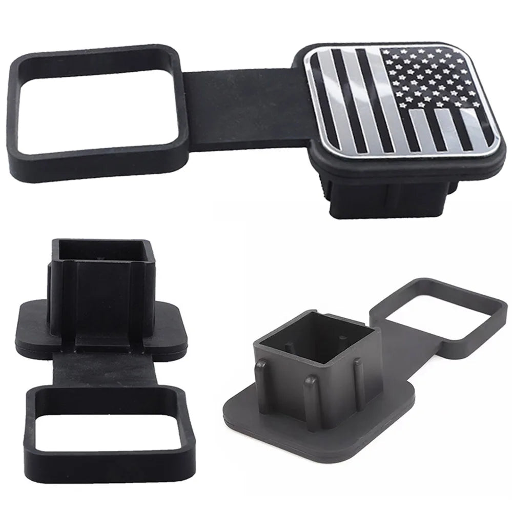 Trailer Hitch Cover – 2 in Receiver Plug with Metal Badge – image 5