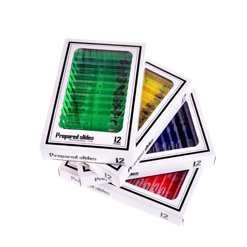 48 Piece Prepared Microscope Slides Set Plant Insect Animal – image 4