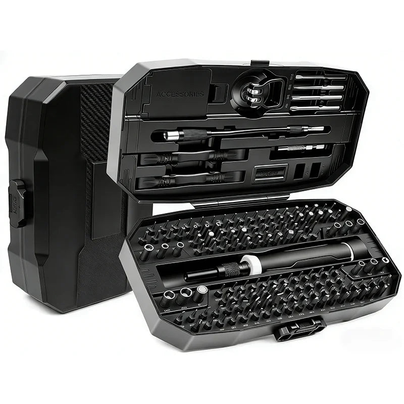 Precision Screwdriver Set 152-in-1, Magnetic Electronics Repair Kit – image 2