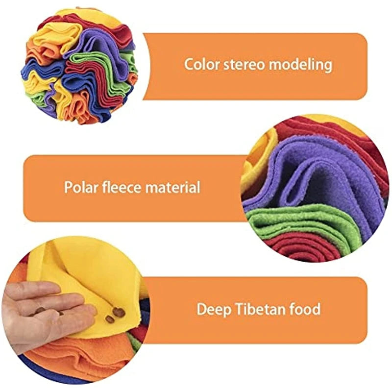 Dog Snuffle Ball – Interactive Sniffing Puzzle Toy for Pets – image 2