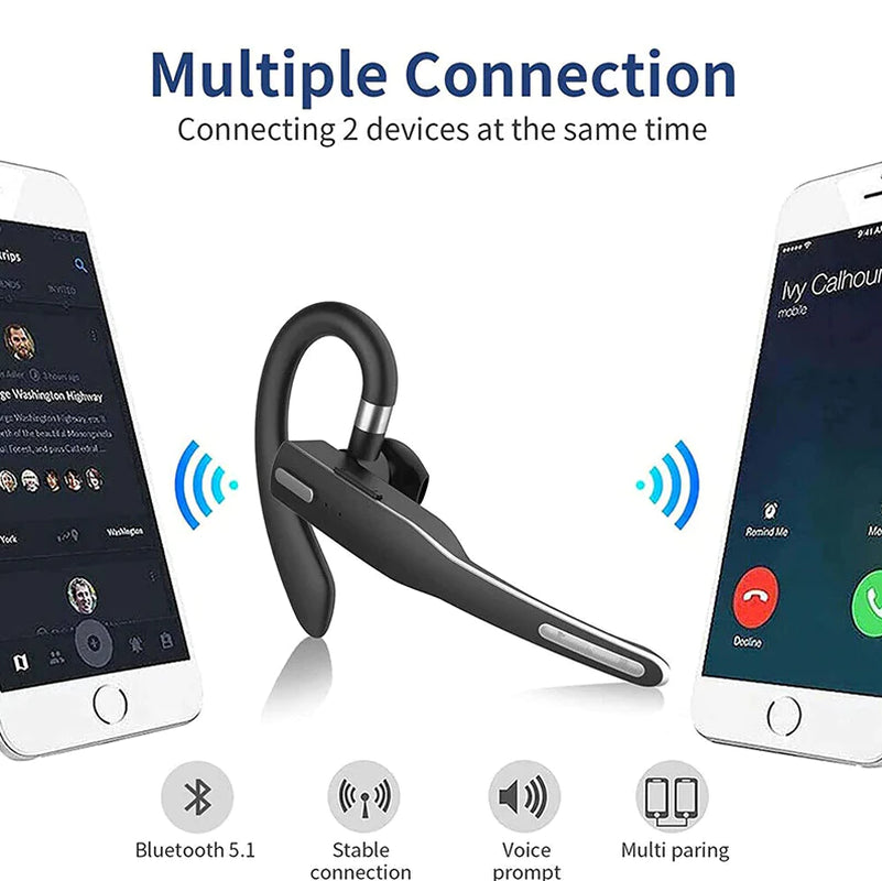 Trucker Wireless Headset with Boom Mic, Noise Cancelling – image 7