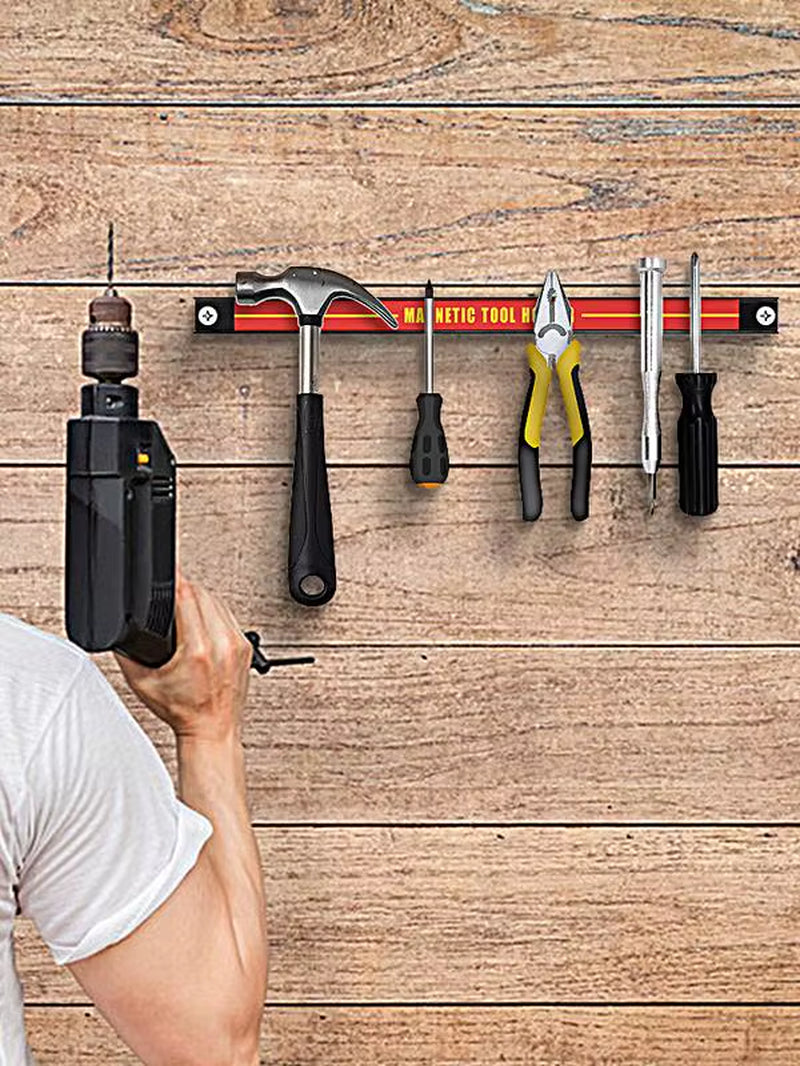 Garage Magnetic Tool Holder Bar 18 in, Wall Mount Tool Strip – image 6