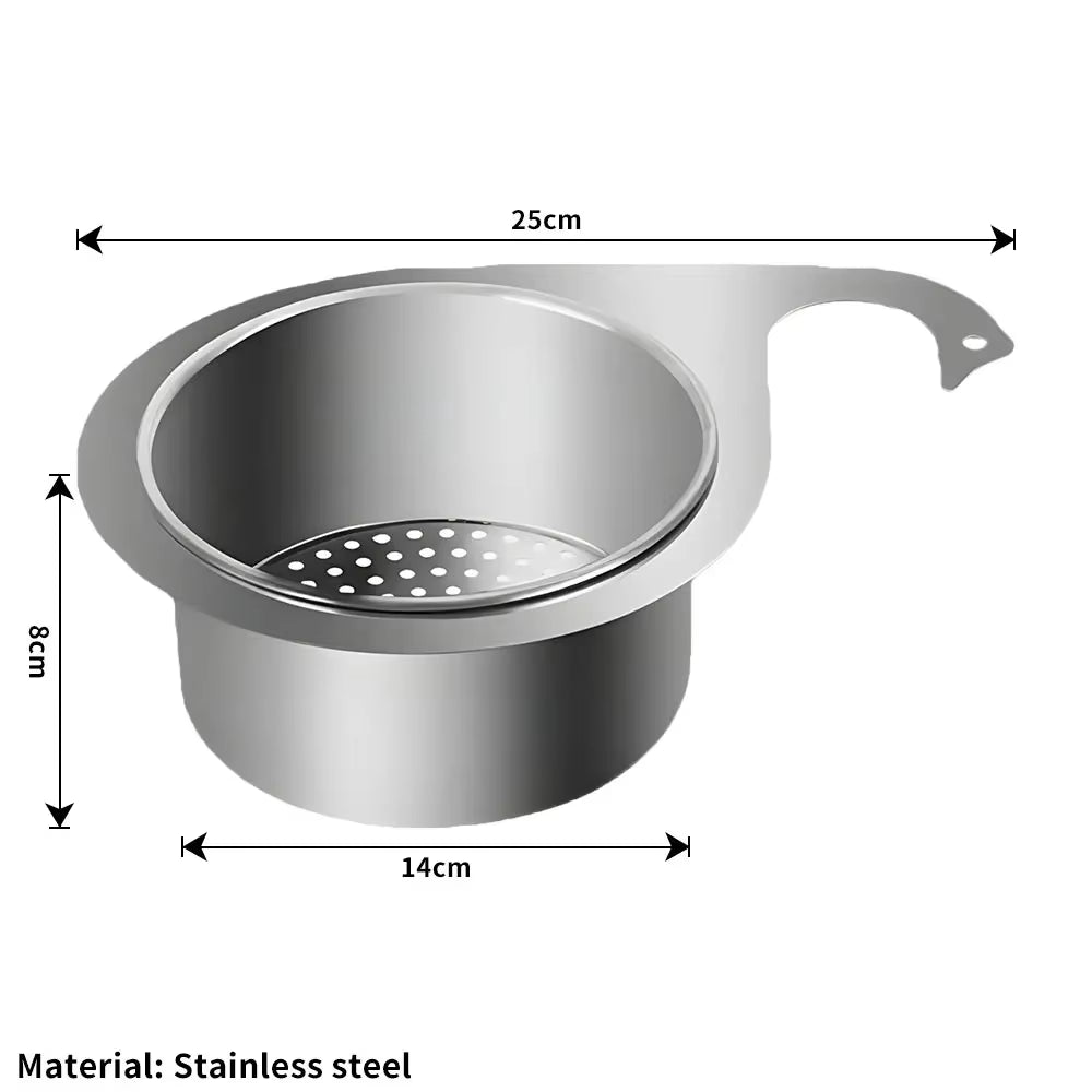 Stainless Steel Swan Sink Strainer Basket