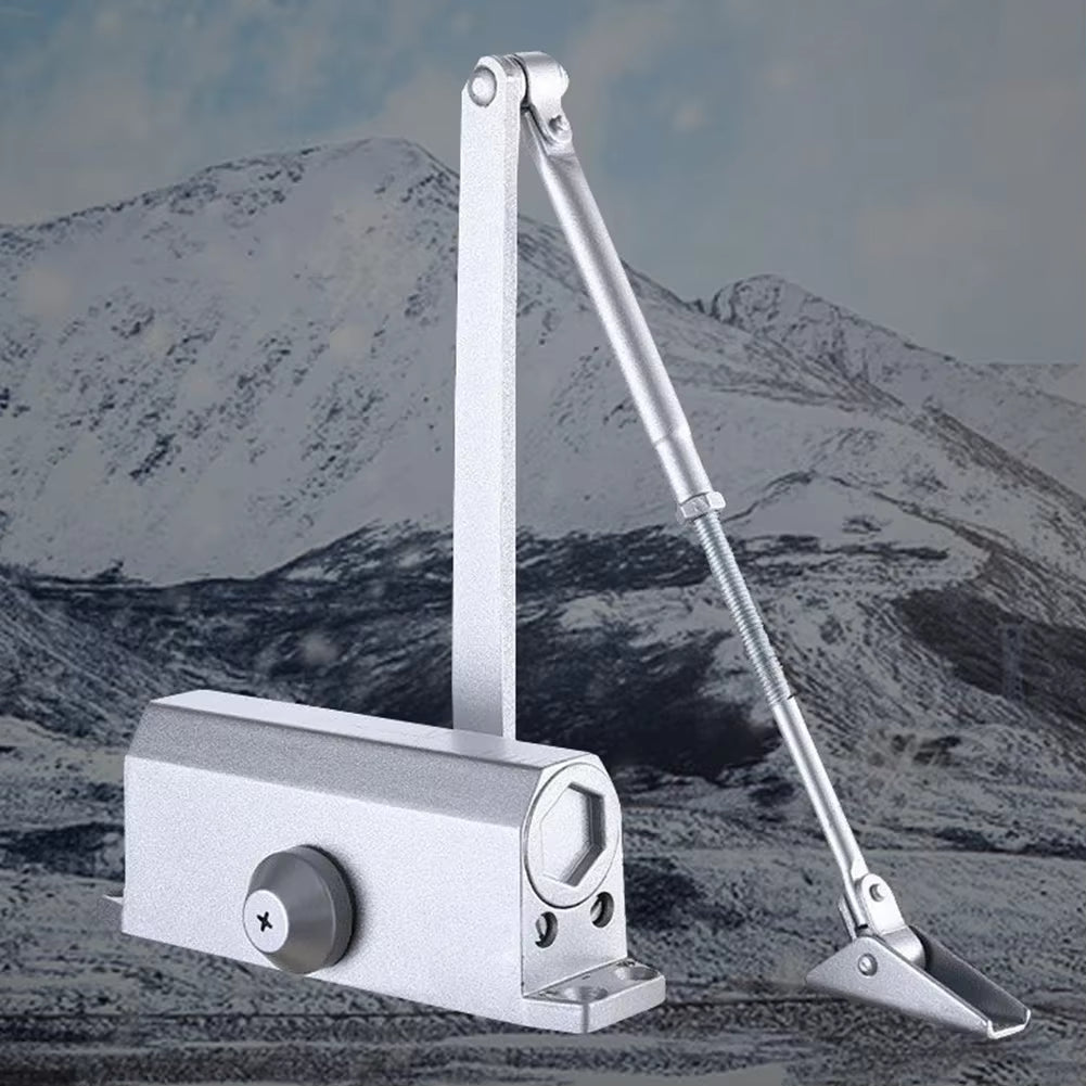 Hydraulic Automatic Door Closer for 88–132 lb Doors, Adjustable Speed – image 7