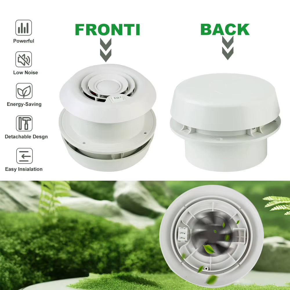 12V RV Side Vent Exhaust Fan, Quiet or High-Flow – image 7