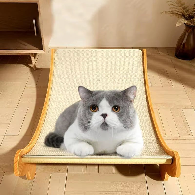 Sisal Cat Scratcher Bed – Raised Scratching Pad & Lounger – image 4