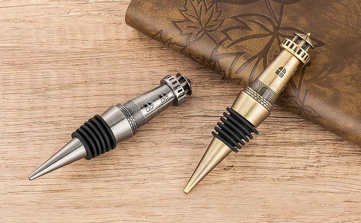 Lighthouse Wine Stopper – Zinc Alloy Bottle Stopper – image 6