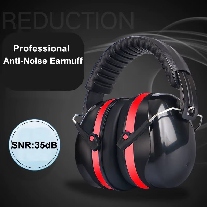 Work Safety Earmuffs, Foldable Noise Reduction Hearing Protection – image 2