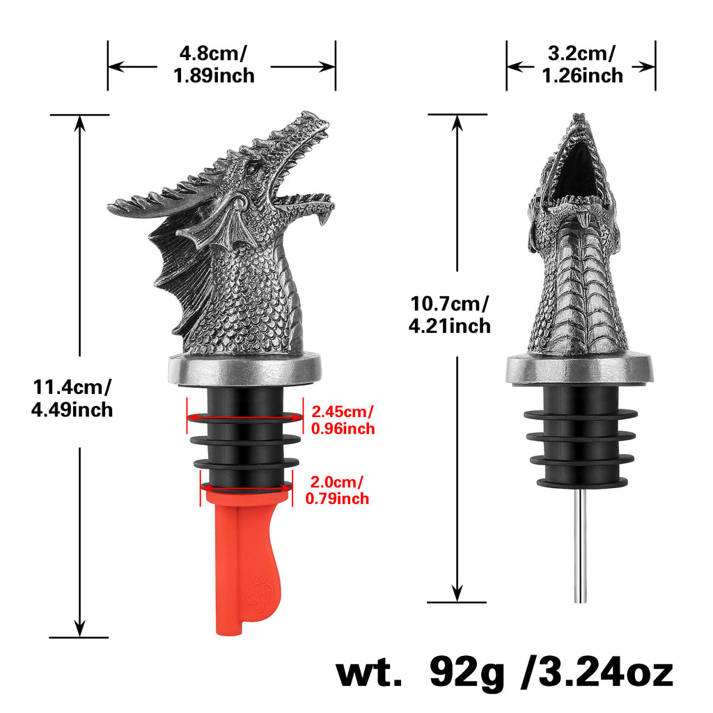 Faucet Bottle Stopper & Pourer – Zinc Alloy Wine Dispenser – image 4