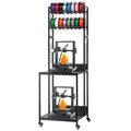 4-Tier 3D Printer Stand with Filament Storage Rack and Wheels – image 1