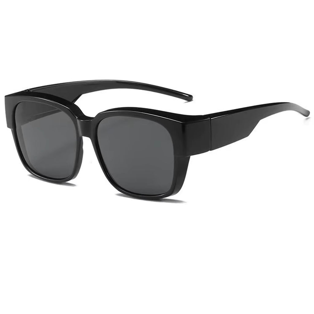 Fit-Over Sunglasses Polarized Oversized Square Frame