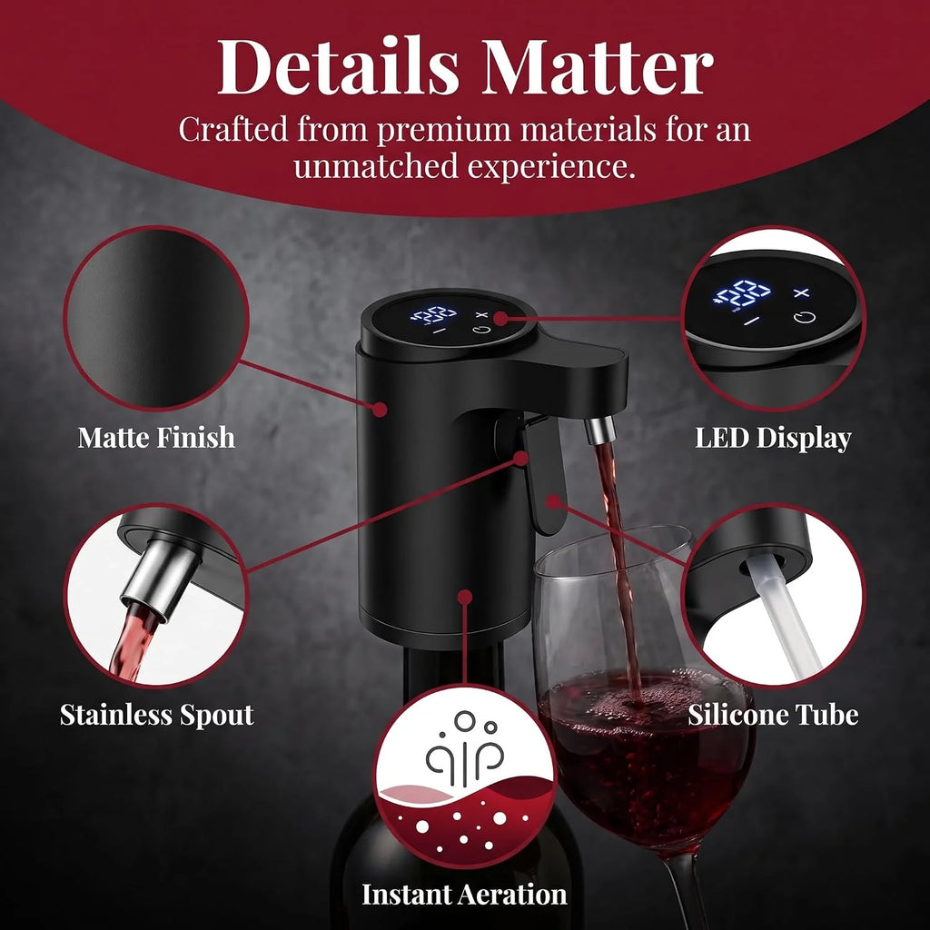 Electric Whisky Dispenser – Rechargeable Bottle Pourer – image 5
